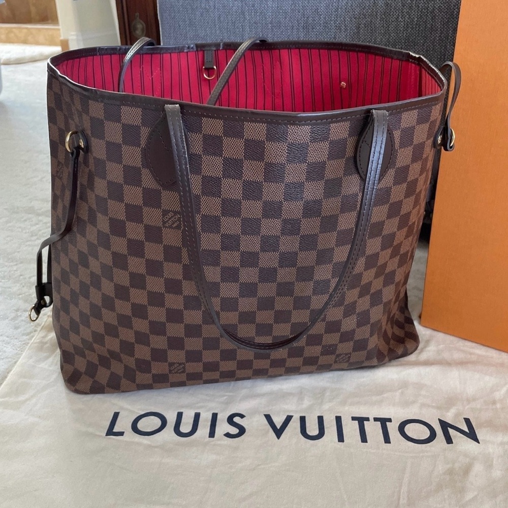 Louis Vuitton Neverfull GM – Damier Ebene – Made in France (FL0127)